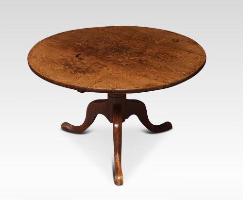 George III Oak Tripod Coffee Table