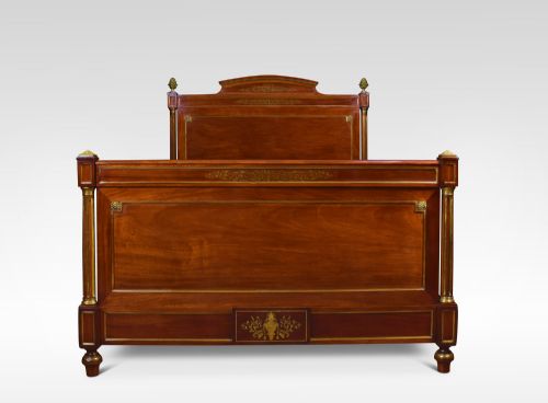19th Century Empire Mahogany Double Bed