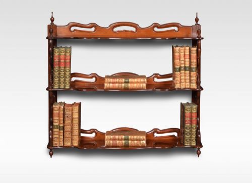 19th Century Mahogany Bookshelf