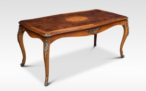 Louis XVI Style Burr Walnut Coffee Table