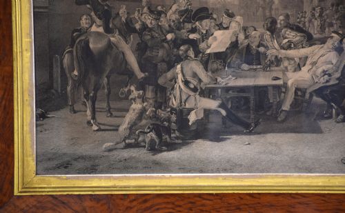 ETCHING BY DAVID WILKIE ENTITLED THE CHELSEA PENSIONERS READING THE WATERLOO DISPATCH - ADDITIONAL PHOTO 1