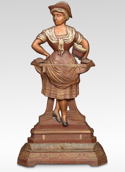 Cast Iron Painted Umbrella Stand