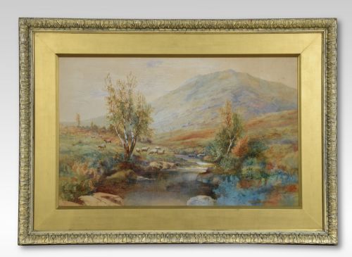 Arthur Wilkinson Watercolour of Glen Garron