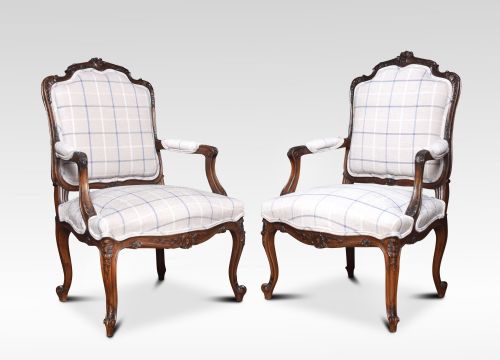 Pair of French 19th Century Armchairs