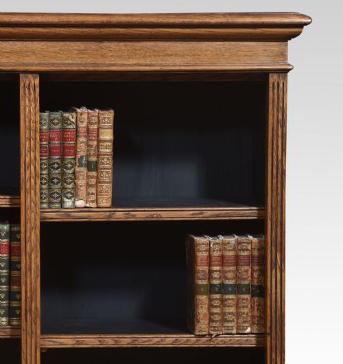 OAK OPEN BOOKCASE - ADDITIONAL PHOTO 1