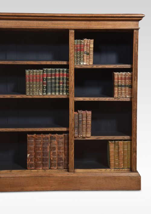 OAK OPEN BOOKCASE - ADDITIONAL PHOTO 5
