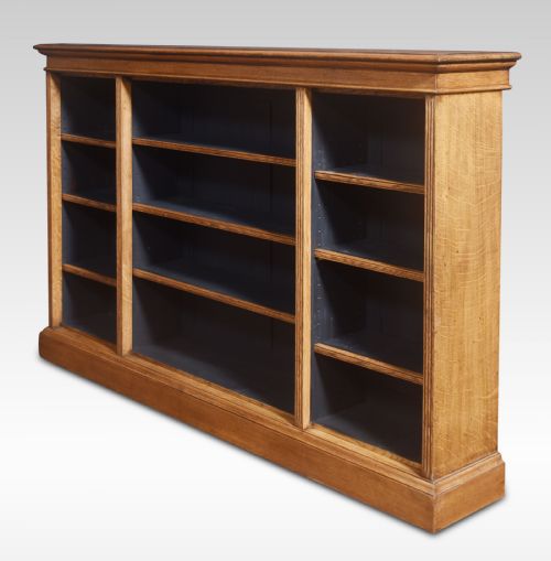 OAK OPEN BOOKCASE - ADDITIONAL PHOTO 8