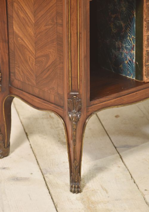 KINGWOOD ORMOLU MOUNTED OPEN BOOKCASE - ADDITIONAL PHOTO 13