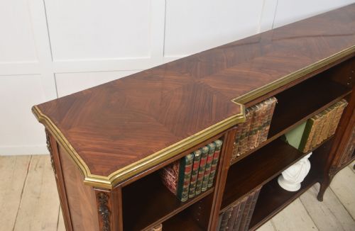 KINGWOOD ORMOLU MOUNTED OPEN BOOKCASE - ADDITIONAL PHOTO 14