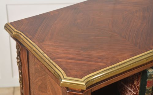 KINGWOOD ORMOLU MOUNTED OPEN BOOKCASE - ADDITIONAL PHOTO 15