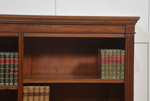 MAHOGANY OPEN BOOKCASE - ADDITIONAL PHOTO 2