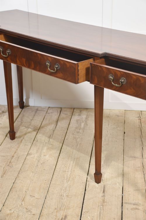 LARGE MAHOGANY HALL TABLE - ADDITIONAL PHOTO 3