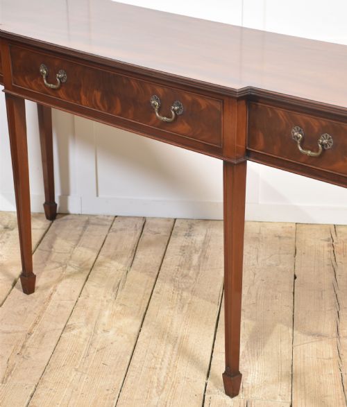 LARGE MAHOGANY HALL TABLE - ADDITIONAL PHOTO 5
