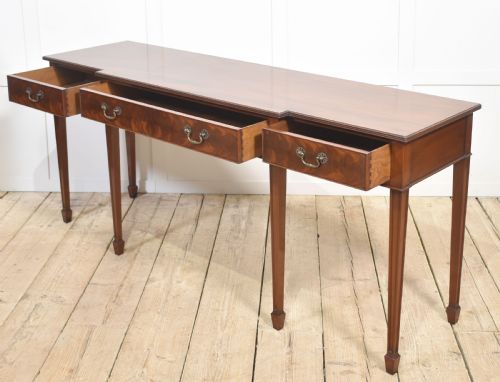 LARGE MAHOGANY HALL TABLE - ADDITIONAL PHOTO 7