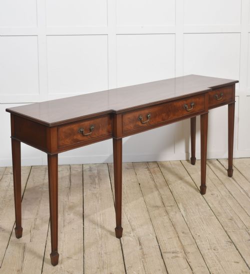 LARGE MAHOGANY HALL TABLE - ADDITIONAL PHOTO 8