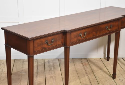LARGE MAHOGANY HALL TABLE - ADDITIONAL PHOTO 9