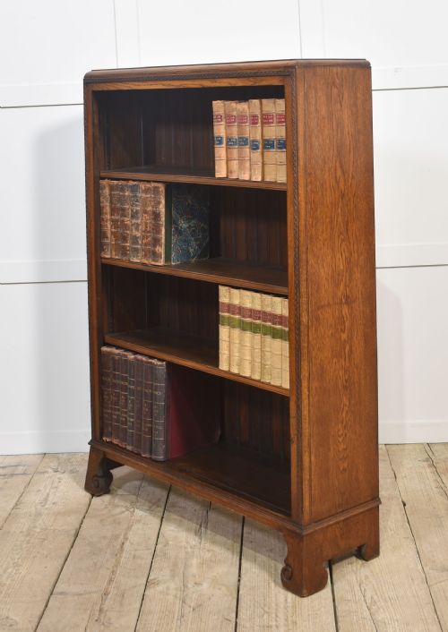 OAK OPEN BOOKCASE - ADDITIONAL PHOTO 6