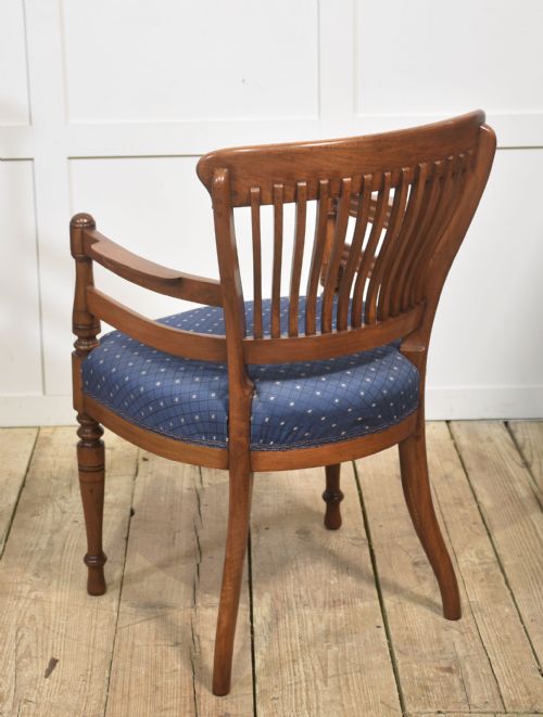 PAIR OF MAHOGANY ELBOW CHAIRS IN THE MANNER OF EW GODWIN - ADDITIONAL PHOTO 11