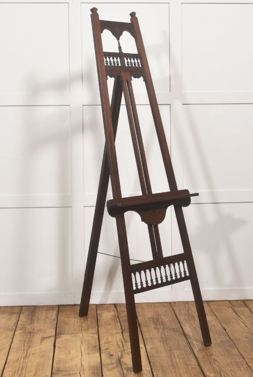 Gothic Revival Walnut Artist’s Easel