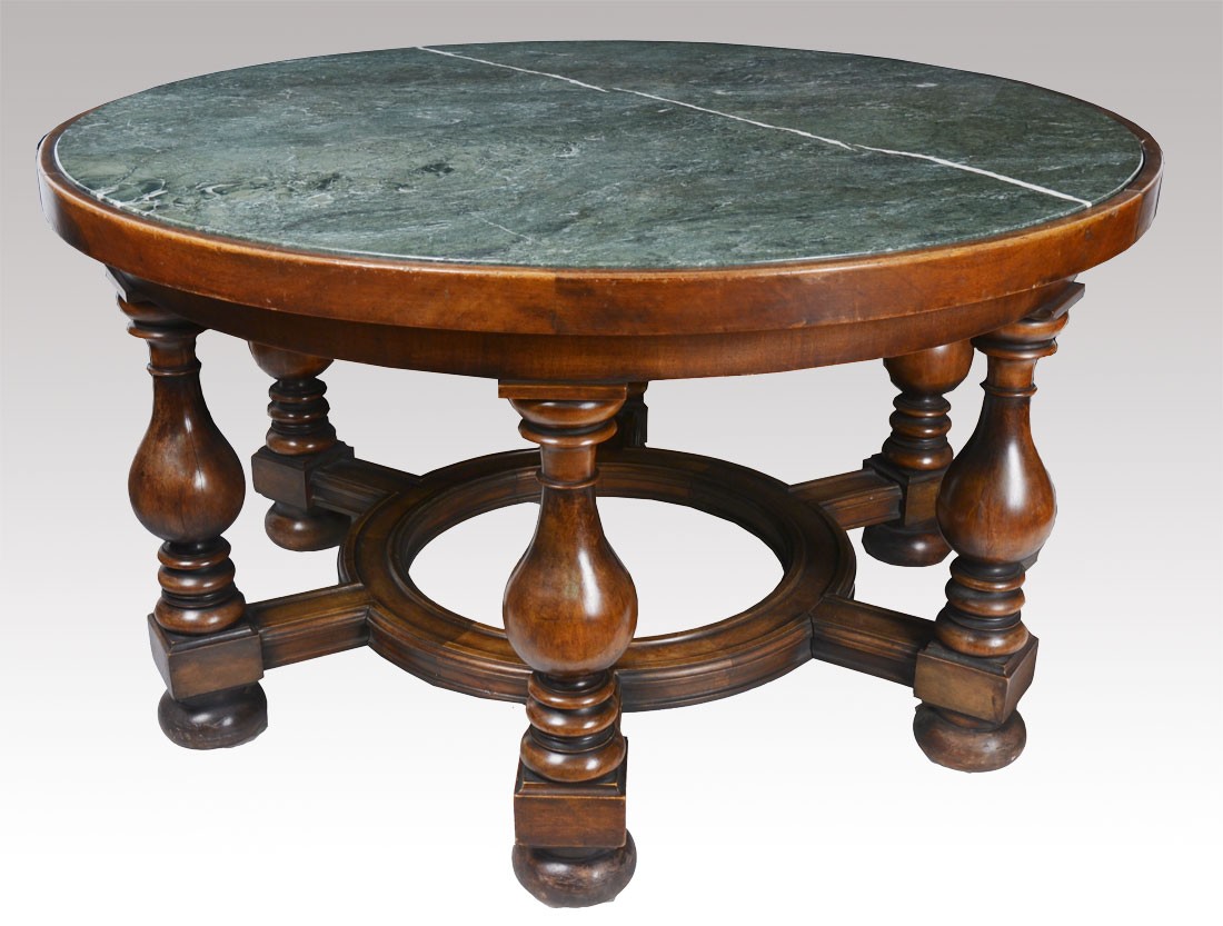 Large marble coffee table 