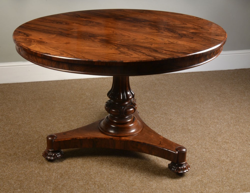 Rosewood breakfast table