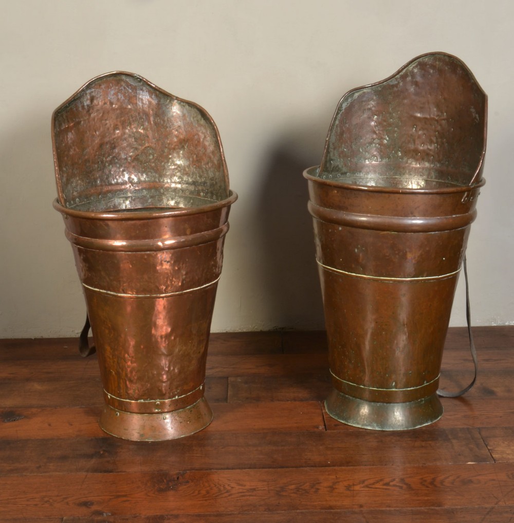 Near Pair of 19th Century grape hods