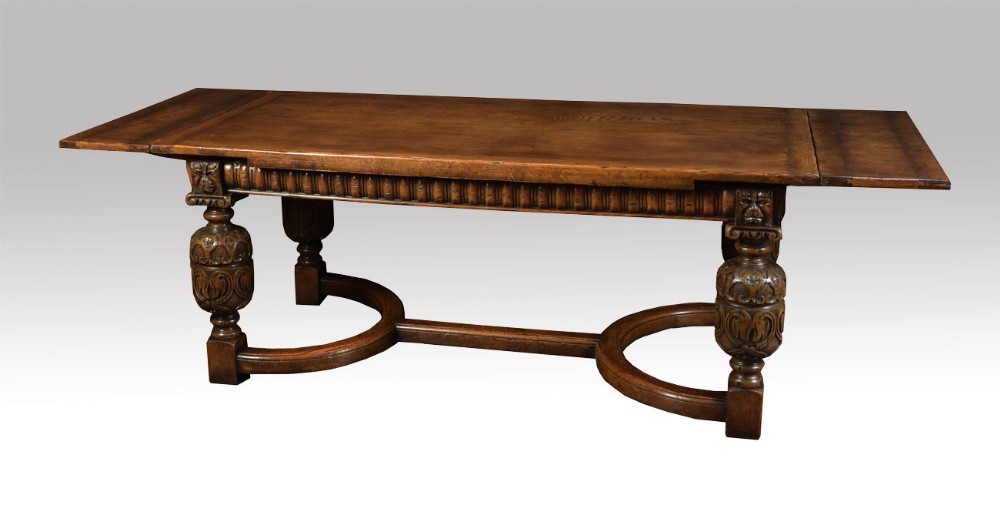 Oak Drawer Leaf Refectory dining Table