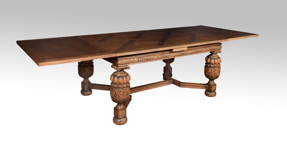 Oak Drawer Leaf Refectory dining Table