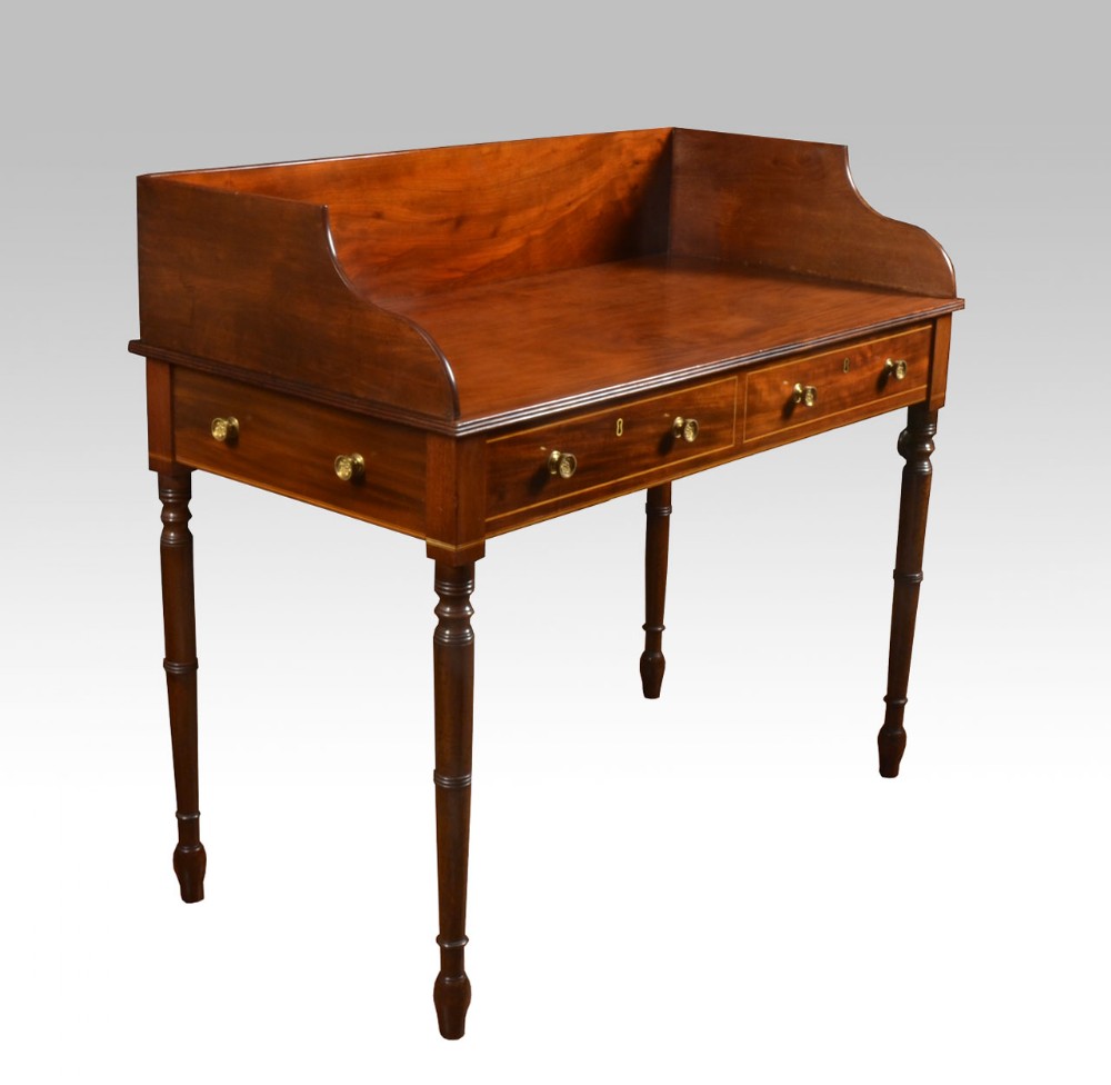 Regency mahogany dressing table