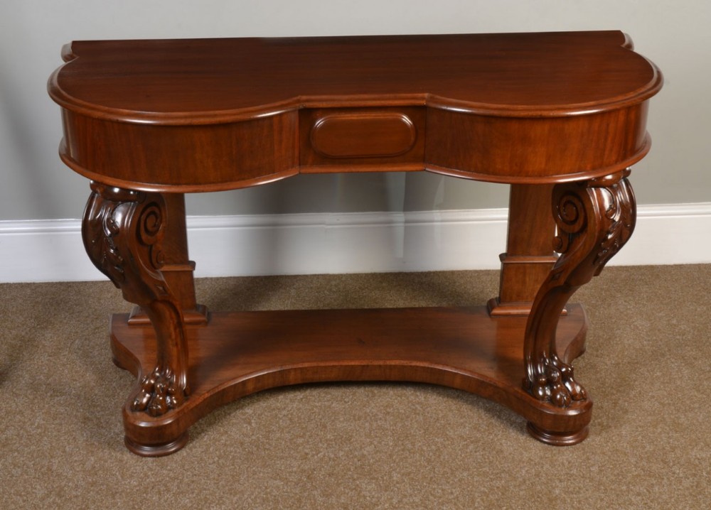 Victorian mahogany side table