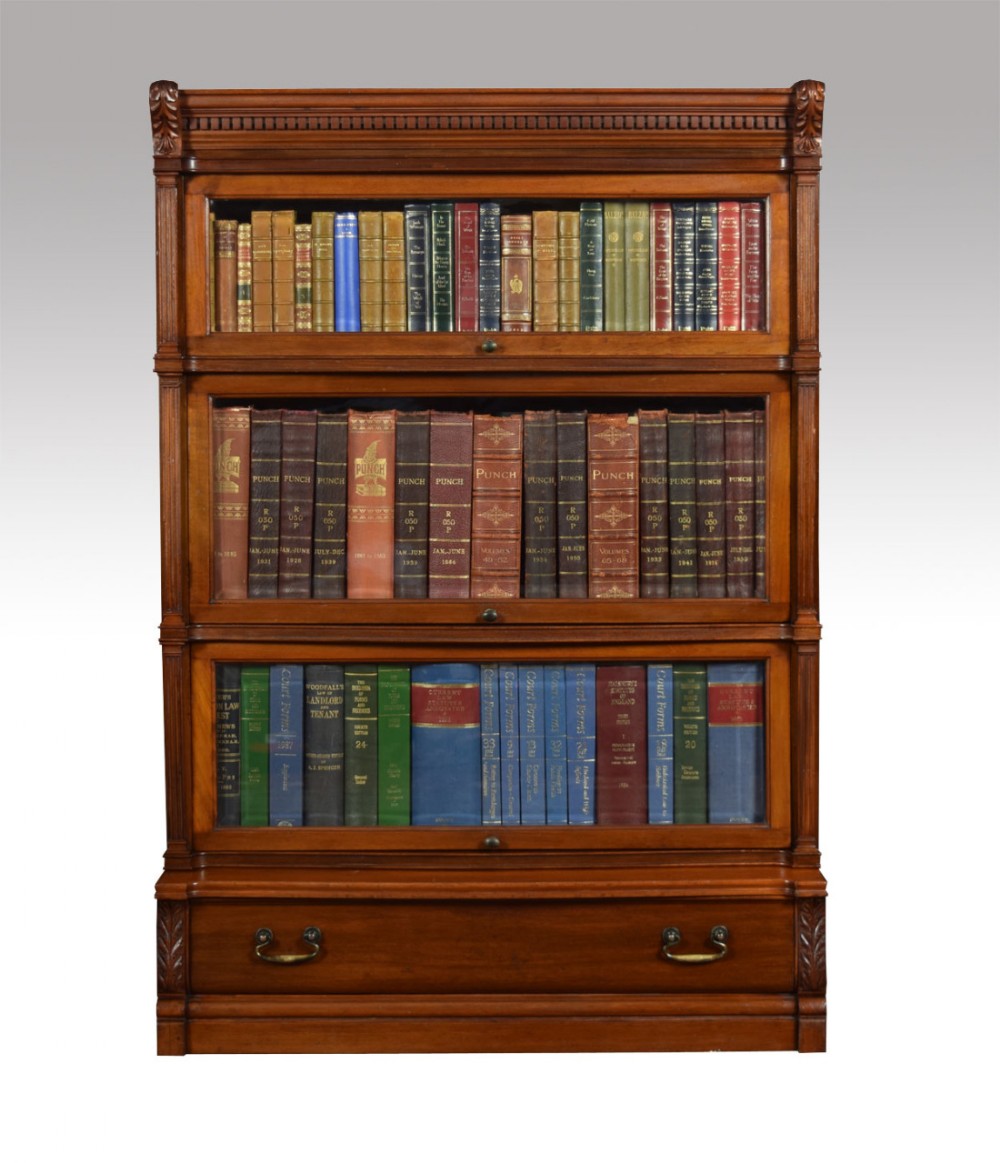 Mahogany Globe Wernicke sectional bookcase
