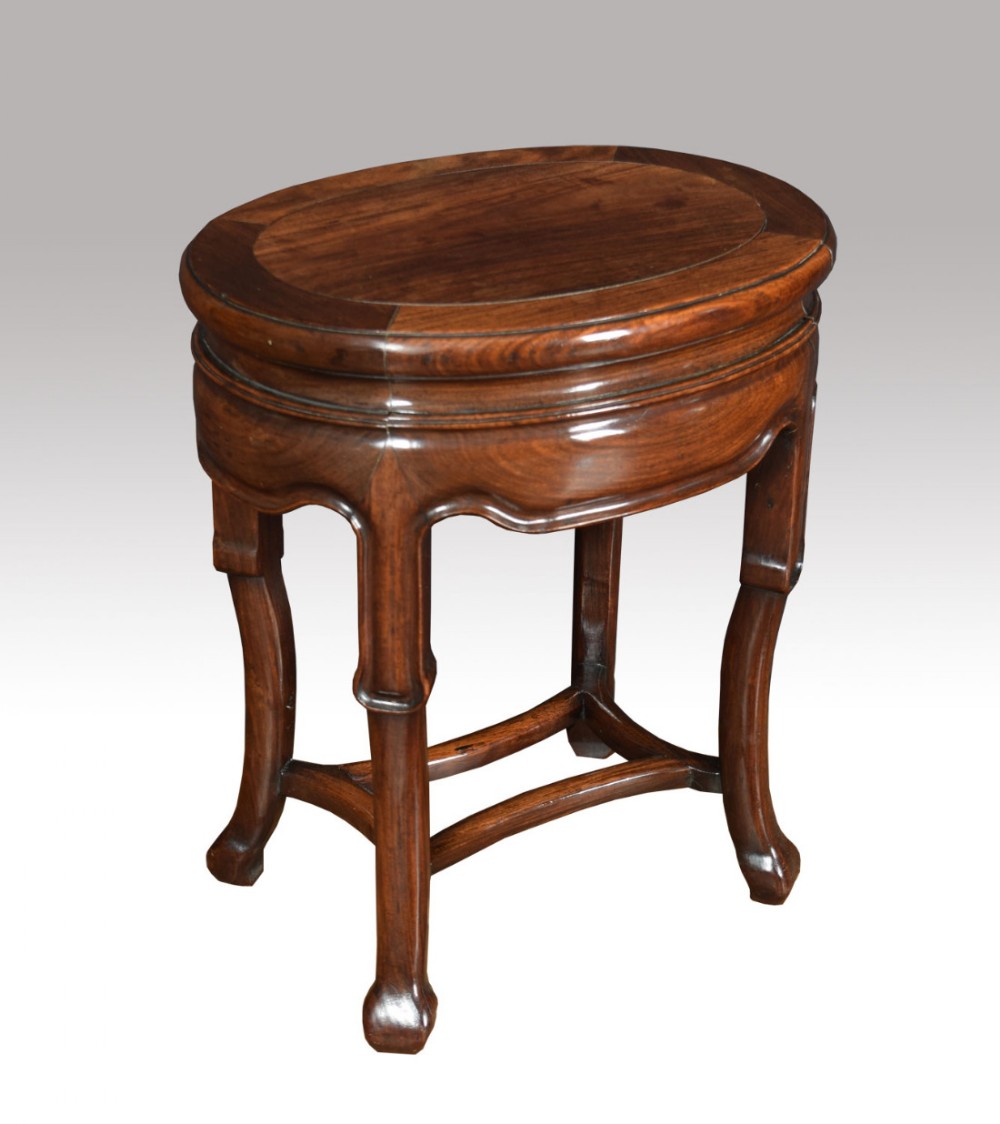 Chinese hardwood occasional table 
