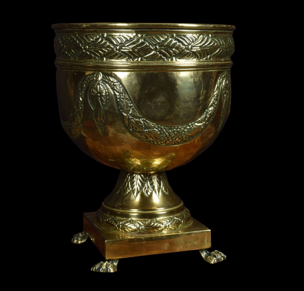Brass wine cooler