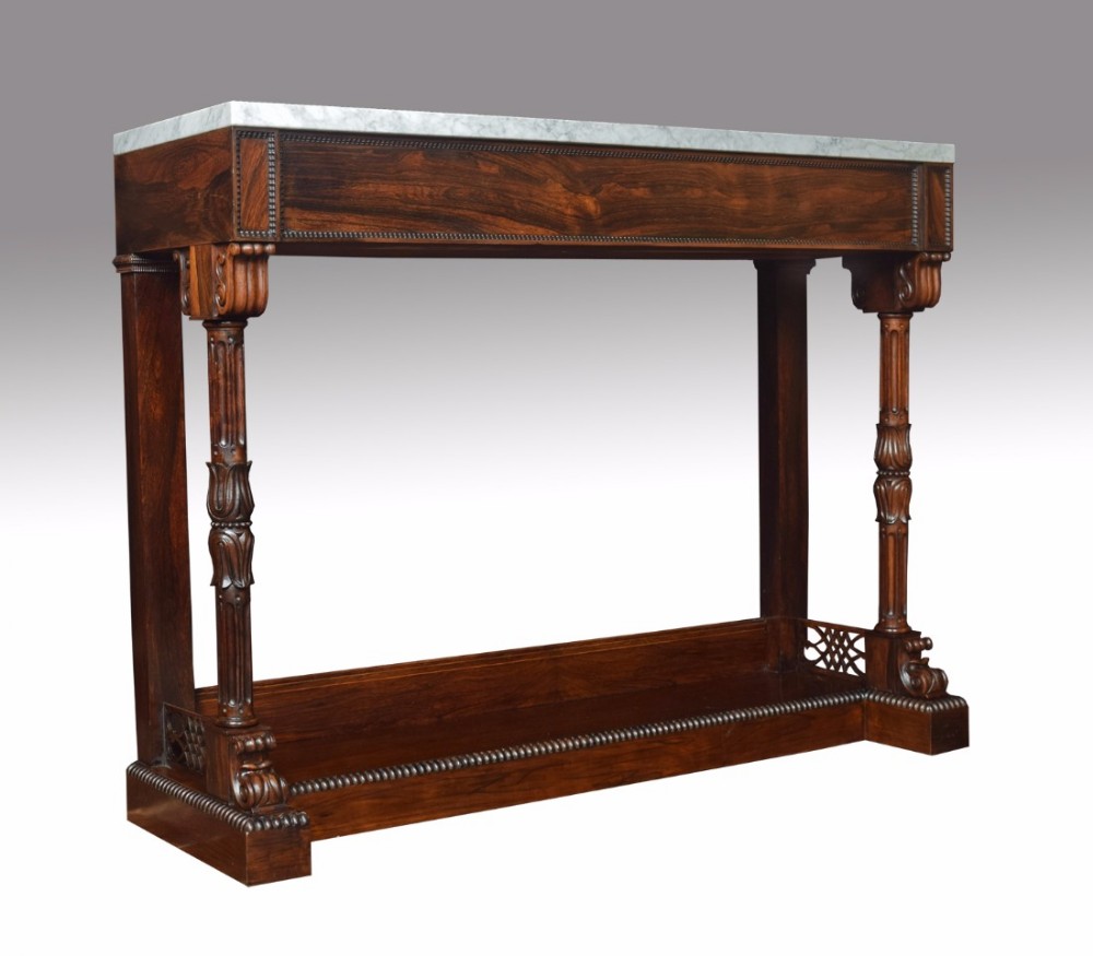 Regency rosewood console table