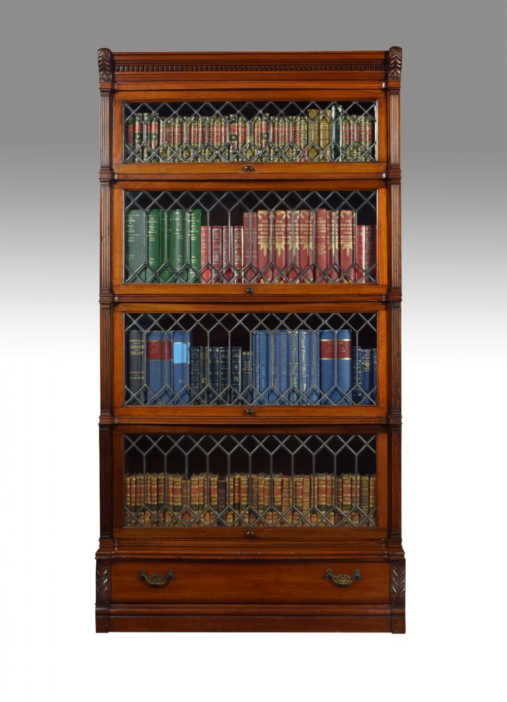 Mahogany Globe Wernicke sectional bookcase