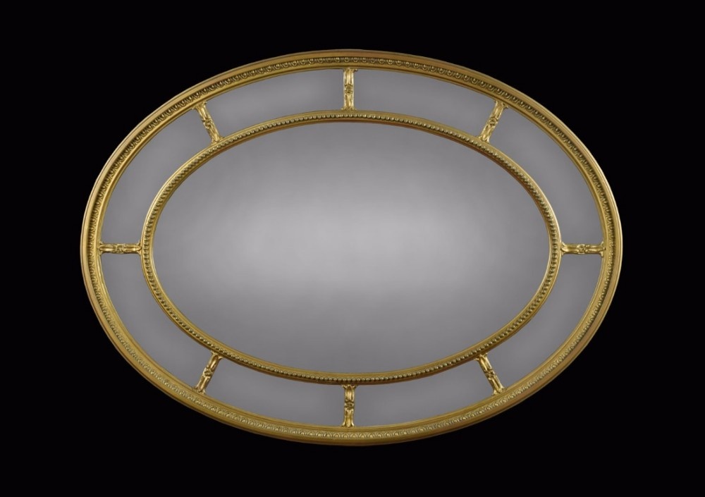 Edwardian Gilt wall mirror