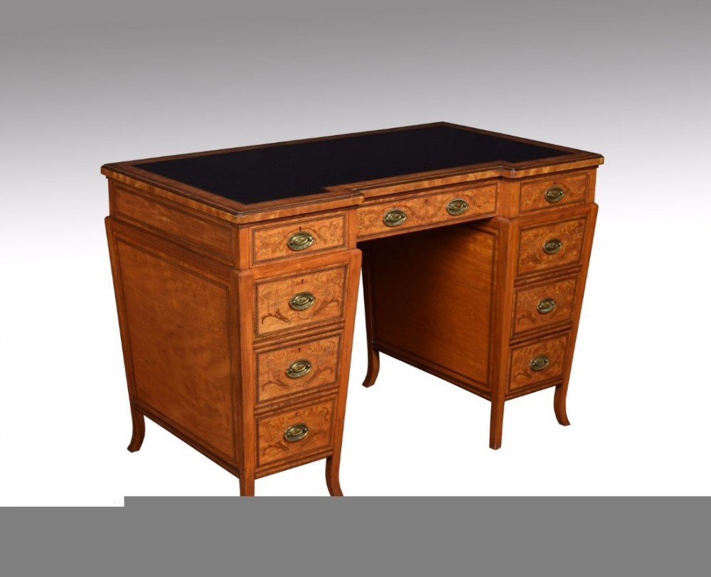Edwardian inlaid desk