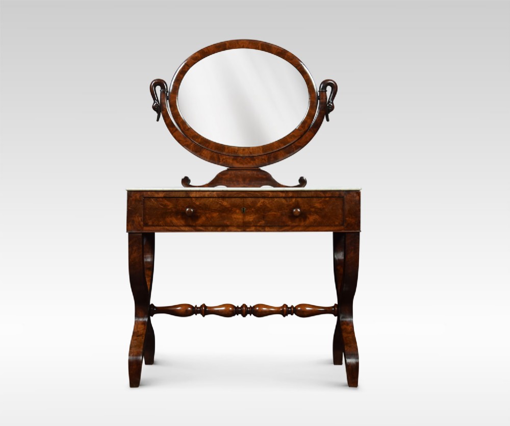 19th century French Empire mahogany dressing table