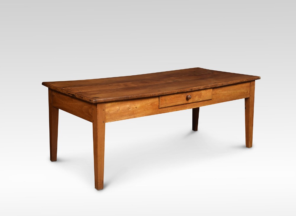 19th Century elm coffee table