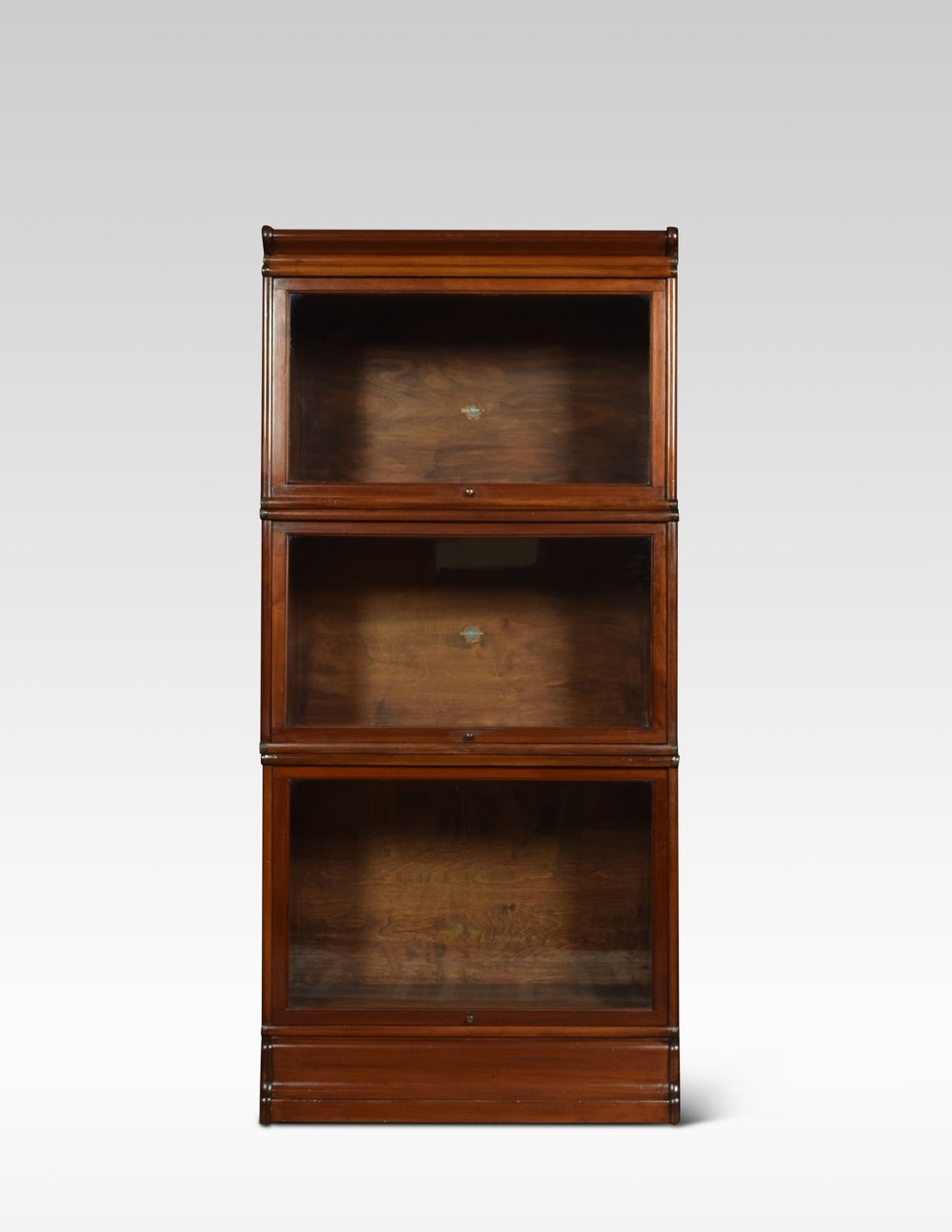 Substantial globe Wernicke three section bookcases