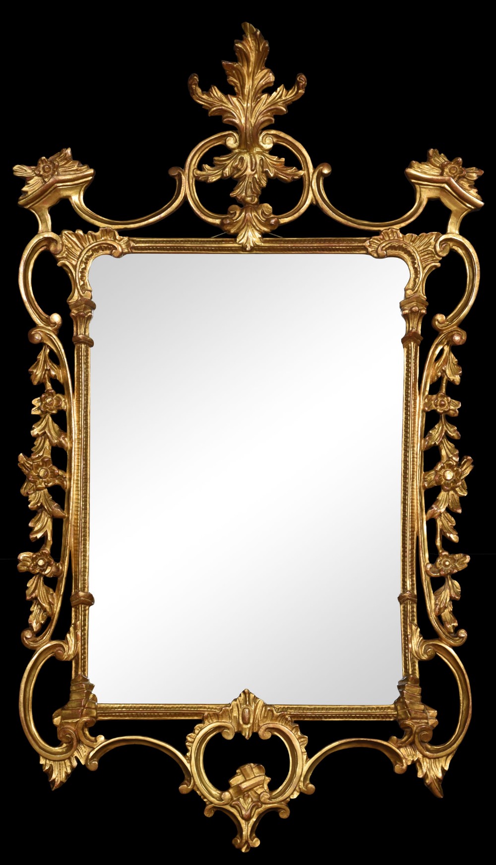 Rococo Revival giltwood mirror