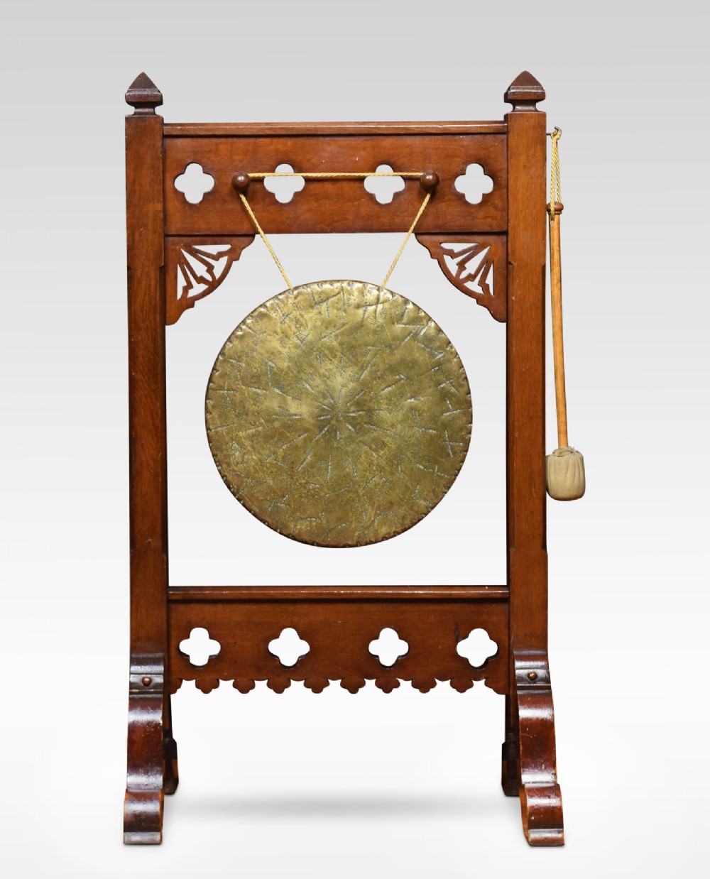 Gothic revival dinner gong