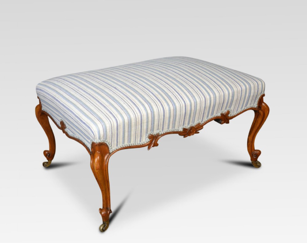 Large walnut Stool