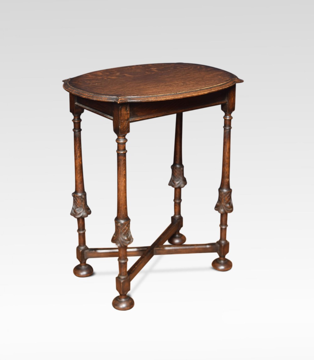 Oak side table