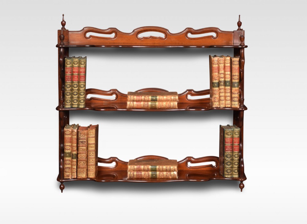 19th century mahogany bookshelf