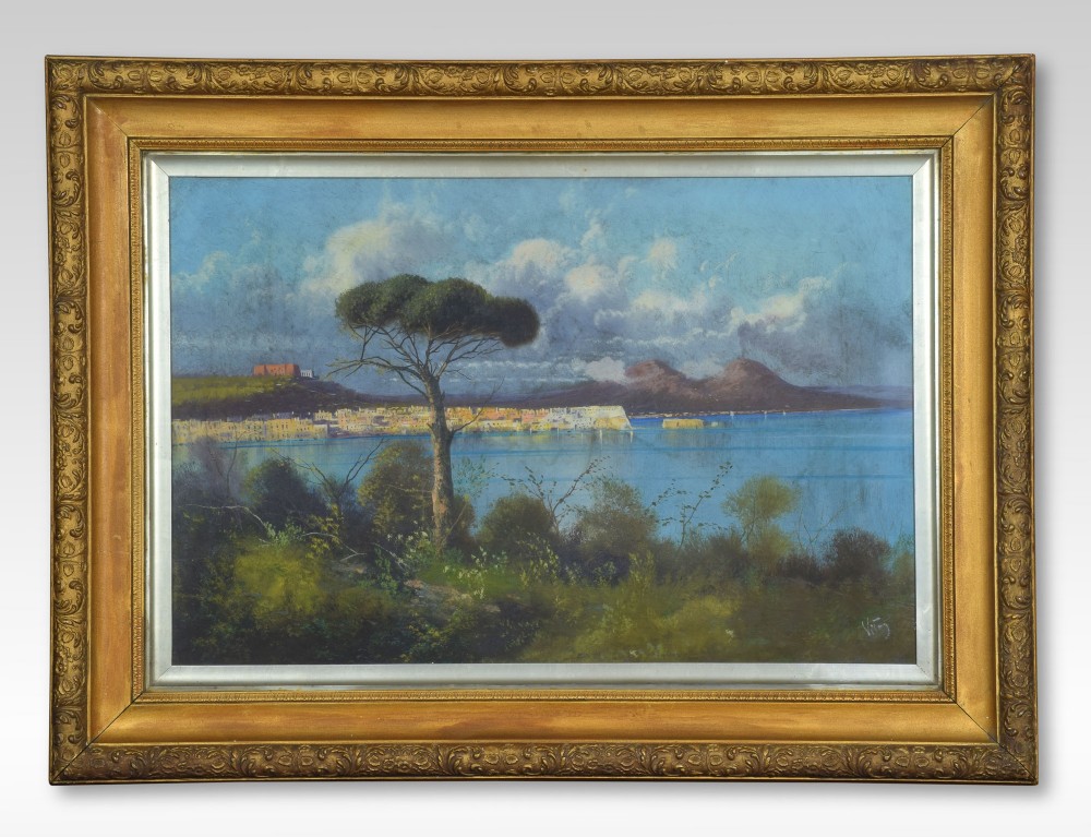 Oil on canvas signed Vito