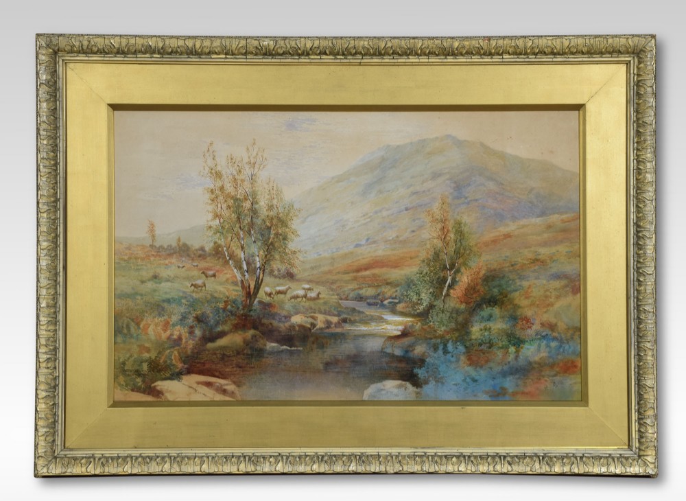 Arthur Wilkinson Watercolour of Glen Garron