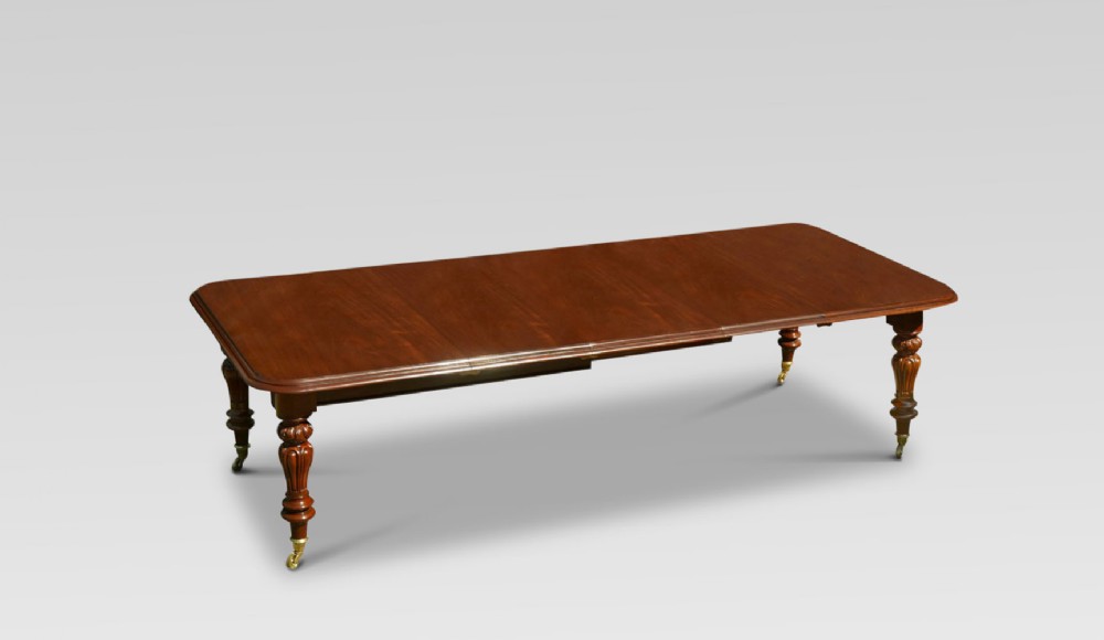19th Century mahogany extending dining table