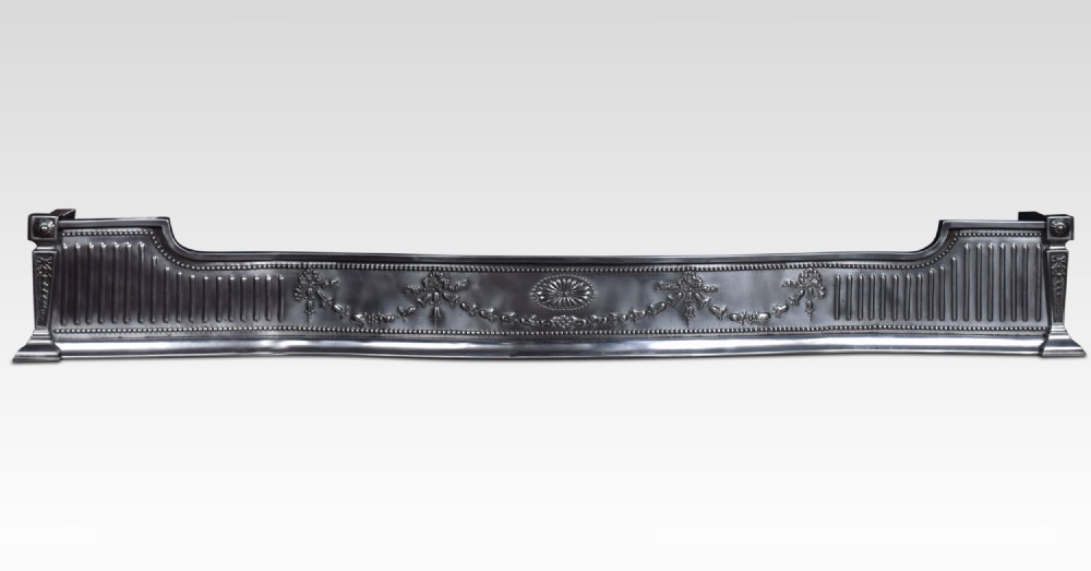 Polished steel fender