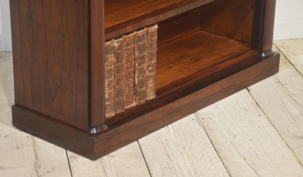 Regency rosewood open bookcase View VIII
